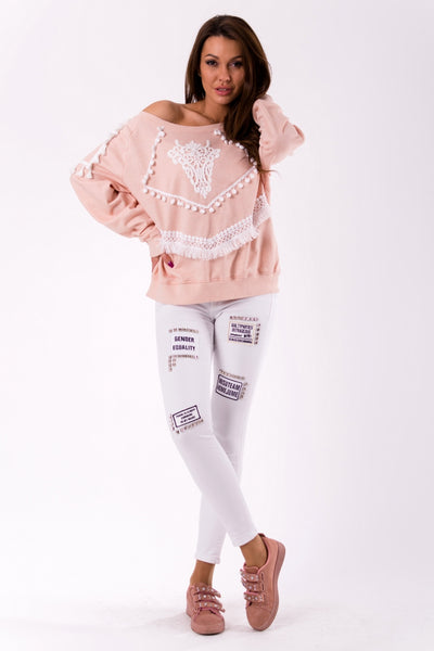 SWEATER - LIGHT PINK 46003-1