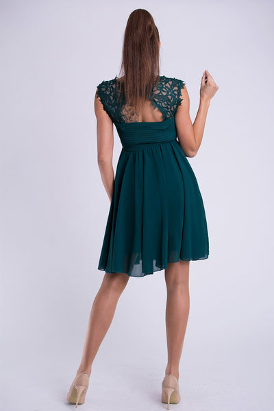 EVA & LOLA DRESS bottled - GREEN 26012-1