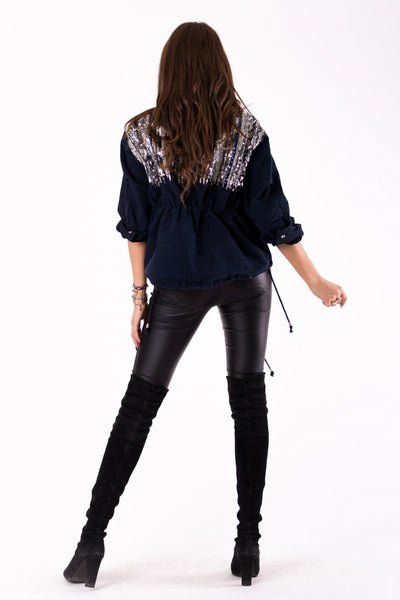 JACKET - NAVY BLUE 46005-1