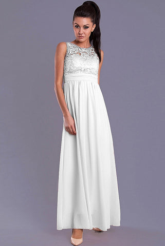 EVA & LOLA DRESS WHITE 7815-4