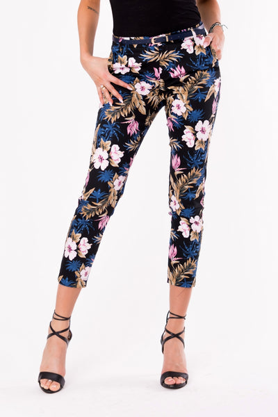 TROUSERS+BELT -BLACK 48011-1