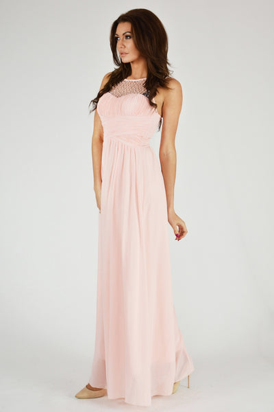 EVA & LOLA DRESS - powder pink 9709-5