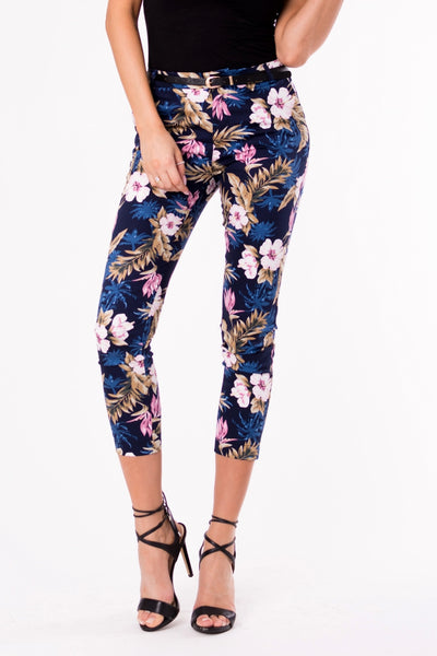 TROUSERS+BELT -NAVY BLUE 48011-3