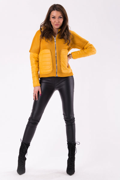 JACKET - MUSTARD 46033-3