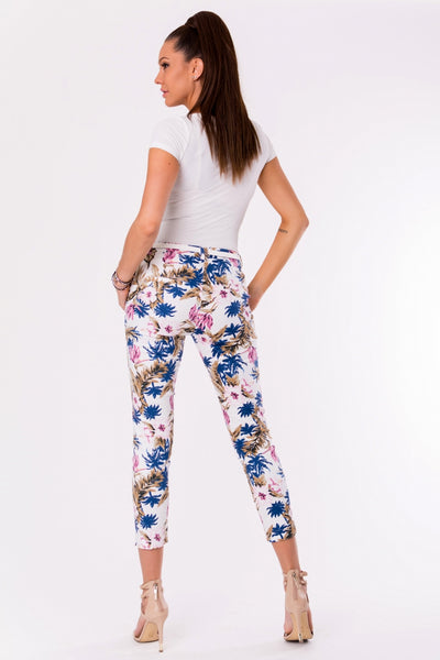 TROUSERS+BELT -WHITE 48011-2