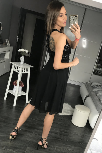 PINK BOOM  DRESS BLACK 44016-2