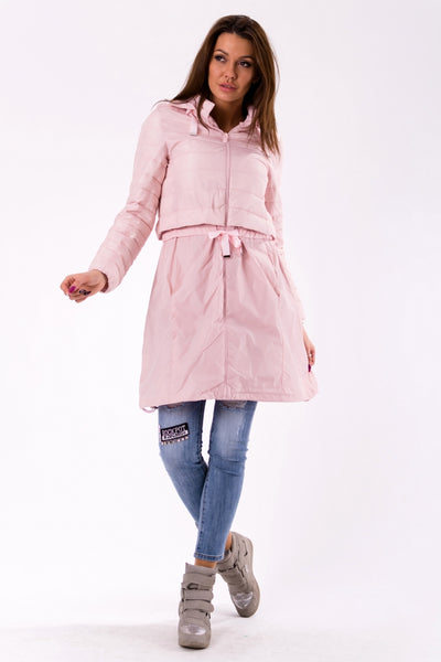 COAT - POWDER PINK 46034-1