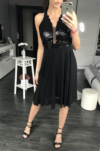 PINK BOOM  DRESS BLACK 44016-2