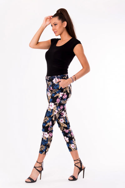 TROUSERS+BELT -BLACK 48011-1