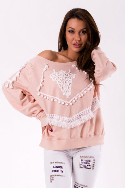 SWEATER - LIGHT PINK 46003-1