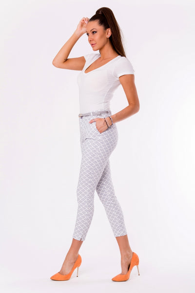 TROUSERS+BELT -GREY 48012-1
