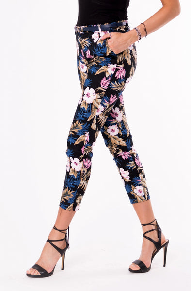 TROUSERS+BELT -BLACK 48011-1