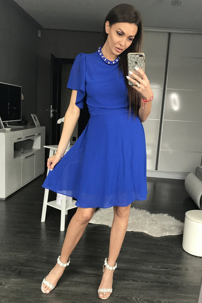 PINK BOOM  DRESS COBALT 44014-1