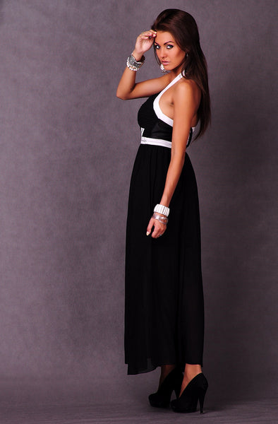 EMAMODA - LONG DRESS - BLACK 4610-3