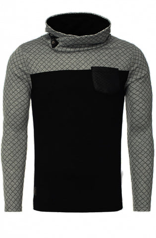 CRM MEN'S BLOUSE - BLACK 7919-1