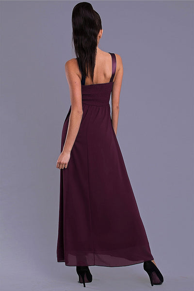 EVA & LOLA dress- EGGPLANT 7815-9