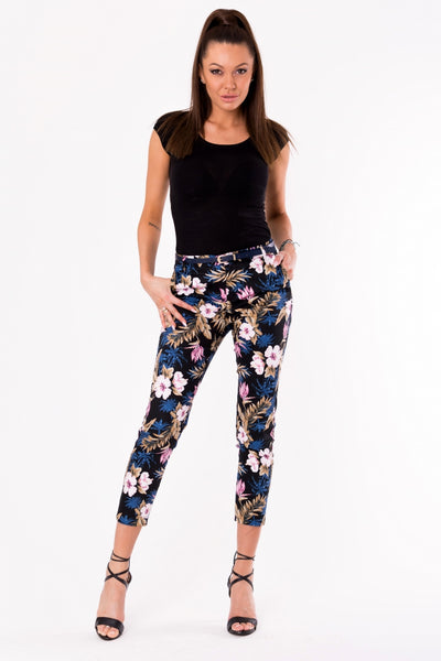 TROUSERS+BELT -BLACK 48011-1