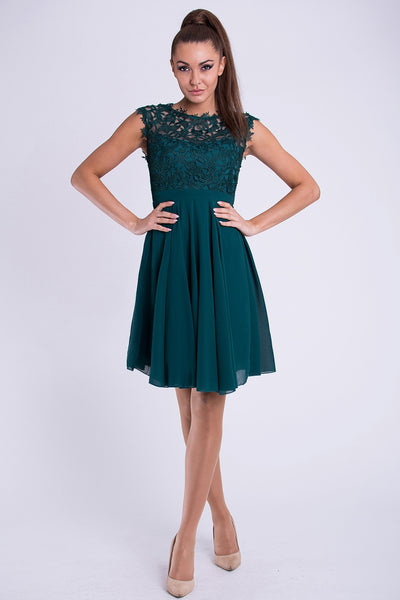 EVA & LOLA DRESS bottled - GREEN 26012-1