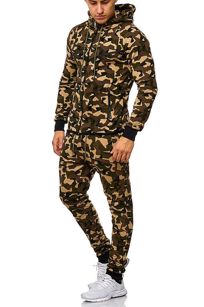 SWEAT SUIT MAN- KHAKI CAMO  47005-1